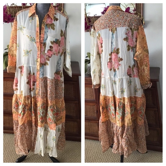 Free People Days Of Ditzies Maxi Dress.  NWT. - Picture 4 of 15